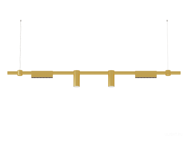 Подвесной светильник HOKASU PL10 (GOLD/1500mm – 190mm/40deg – D55/140mm – 4K/27W) фото:1