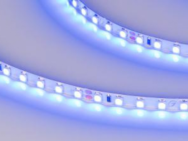 Лента RT 2-5000 24V Blue 5mm 2x (3528, 600 LED, LUX) (Arlight, 9.6 Вт/м, IP20) фото:5