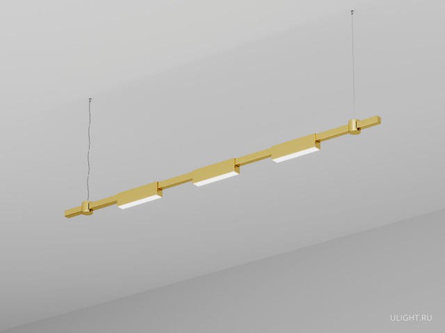 Подвесной светильник HOKASU PL11 (GOLD/1500mm – 200mm/LT70/3K/18W/120deg) фото:2