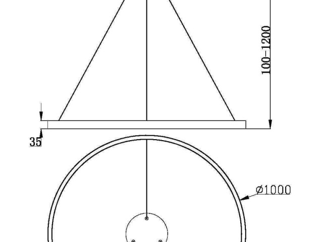 Подвесной светильник Maytoni MOD058PL-L54BSK фото:1