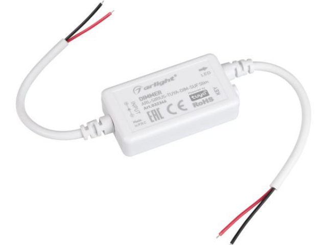 Диммер ARL-SIRIUS-TUYA-DIM-SUF Slim (12-24V, 1x6A, 2.4G) (Arlight, IP20 Пластик, 3 года) фото:6