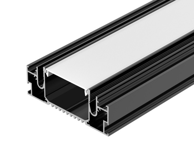 Профиль STRETCH-41-CEIL-CENTER-2000 BLACK (Arlight, Алюминий) фото:3