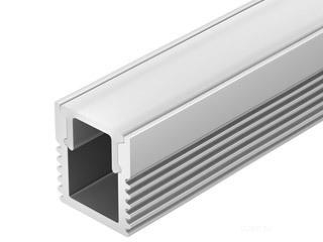 Профиль с экраном SL-MINI-8-2000 ANOD+OPAL (Arlight, Алюминий) фото:3