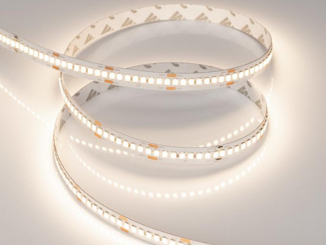 Лента RT-A240-10mm 24V Warm3500 (22 W/m, IP20, 2835, 5m) (Arlight, высок.эфф.150 лм/Вт) фото:2