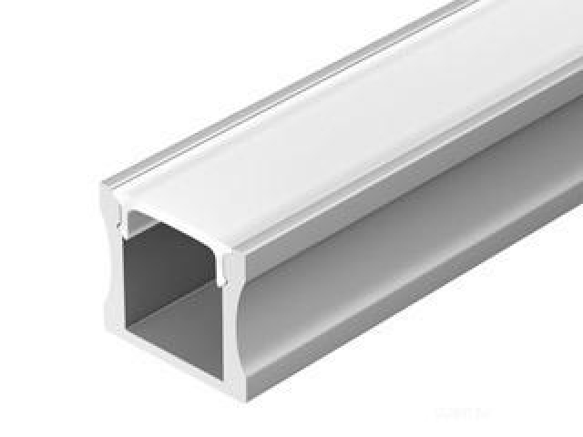 Профиль с экраном ALU-SLIM-H15-2000 ANOD+FROST (Arlight, Алюминий) фото:4
