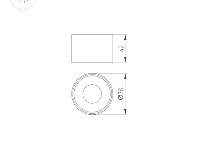 Корпус PLURIO-BASE-SURFACE-R77 (BK, 1-2, 200mA) (Arlight, IP20 Металл, 3 года) фото:1