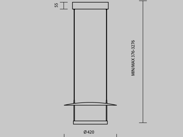 Подвесной светильник Maytoni MOD280PL-L23B3K1 фото:1