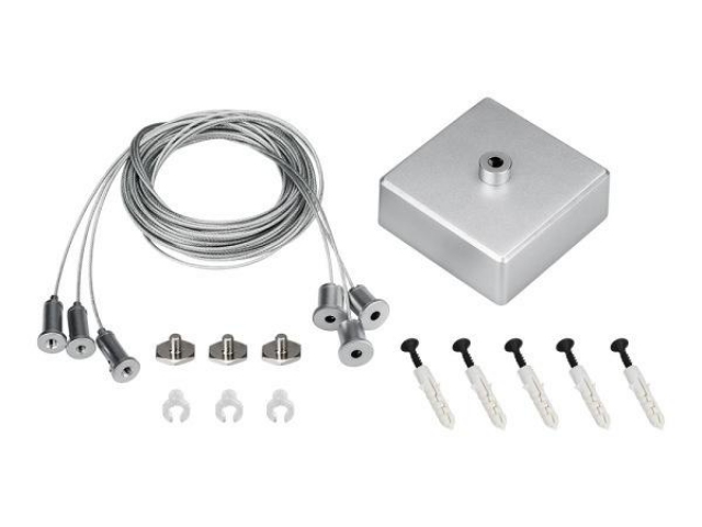 Подвес S2-LINE-3x4m Long Set (Silver Box, Pad 15x2mm) (Arlight, Металл) фото:1