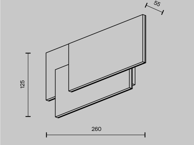 Настенный светильник (бра) Maytoni C804WL-L12W фото:1
