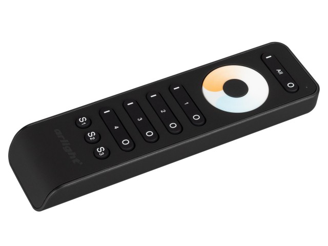 Пульт SMART-R33-MIX Black (4 зоны, 2.4G) (Arlight, IP20 Пластик, 5 лет) фото:1