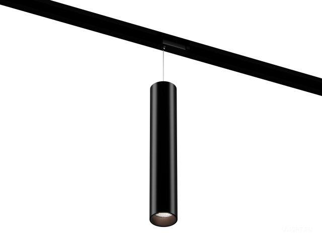 Подвесной трековый светильник HOKASU Tube Hang TR2 (55-320/ral9005 – 10w/5090/38deg) фото:1
