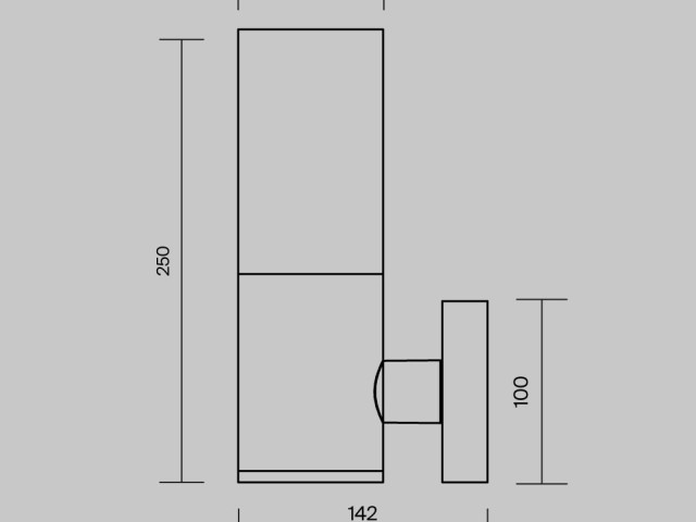 Уличный настенный светильник Outdoor O418WL-01GR фото:10