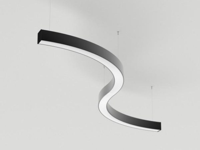Светильник SP-LINE-HANG ARC-S3535-D800-65W Warm3000 (BLACK, 230V) (Arlight, Металл) фото:5