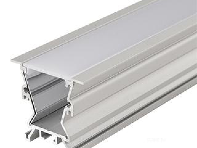 Профиль с экраном ALU-WIDE-FL-H35-2000 ANOD+FROST (Arlight, Алюминий) фото:11