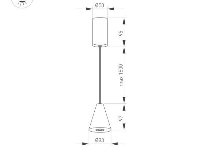 Светильник SP-ELEMENTA-CONE-R83-9W Warm3000 (WH, 39 deg, 230V) (Arlight, IP40 Металл, 3 года) фото:14