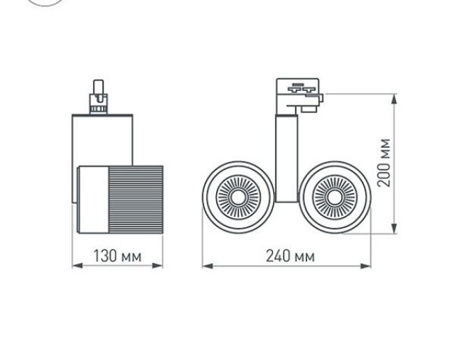Светодиодный светильник LGD-2238SB-2x15W White 24deg (Arlight, IP20 Металл, 3 года) фото:6