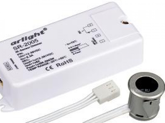 Диммер SR-2005 Silver-R (12-36V, 96-288W, IR-Sensor) (Arlight, -) фото:2