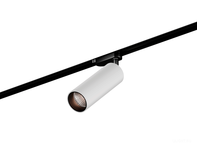 Трековый светильник HOKASU Tube TR2 (55-120/ral9003 – 10w/4098/10deg) фото:1