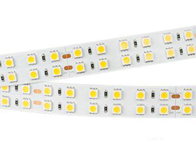 Лента RT 2-5000 24V Warm3000 2x2 (5060, 720 LED, LUX) (Arlight, 34.4 Вт/м, IP20) фото:3