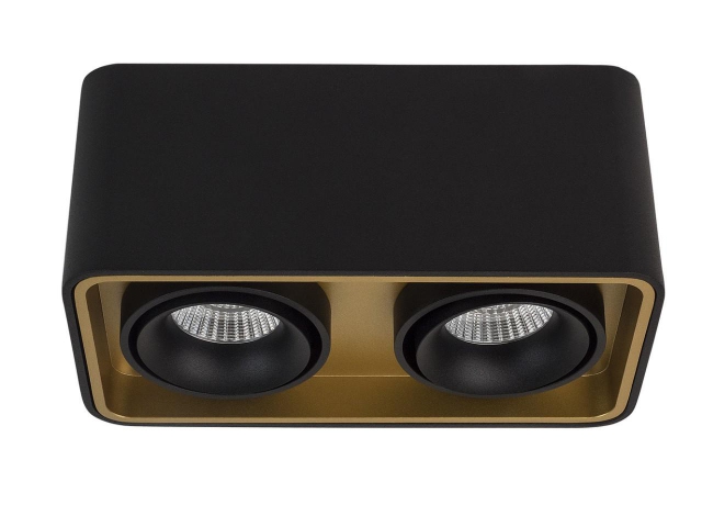 Накладной светодиодный светильник TUBING Black Gold фото:6