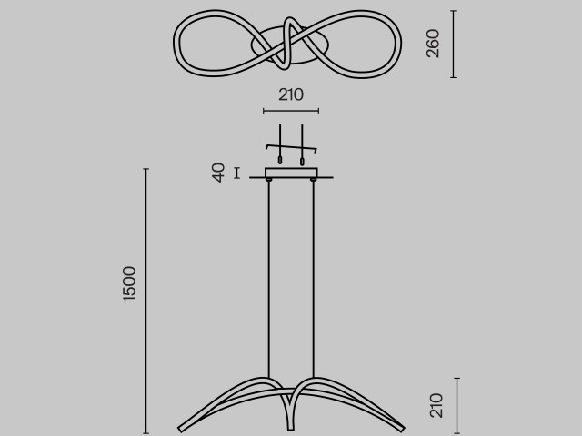 Подвесной светильник Maytoni MOD156PL-L52G4K фото:19