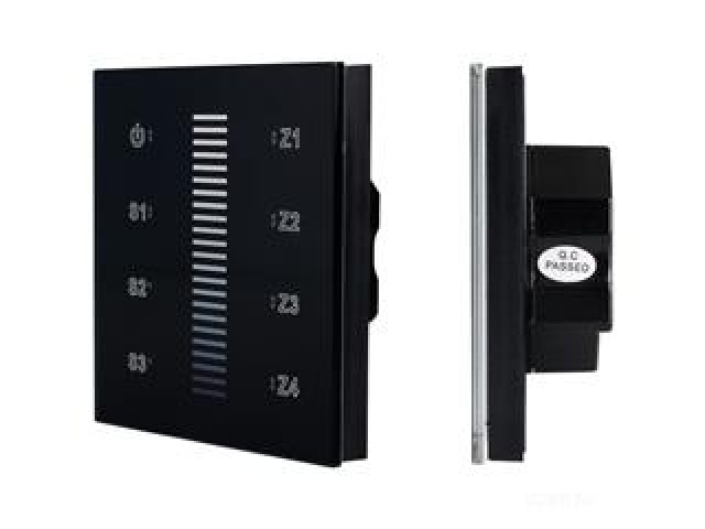 Панель Sens SR-2830A-RF-IN Black (220V,DIM,4 зоны) (Arlight, IP20 Пластик, 3 года) фото:4
