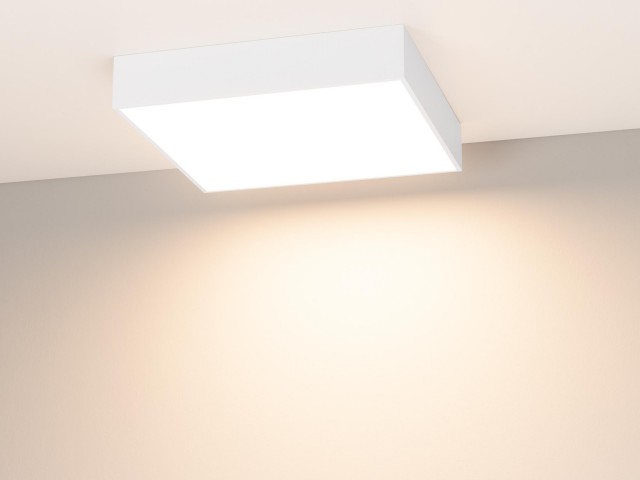 Светильник SP-QUADRO-S350x350-30W Warm3000 (WH, 120 deg, 230V) (Arlight, IP40 Металл, 3 года) фото:1