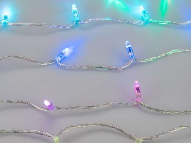 Светодиодная гирлянда ARD-STRING-CLASSIC-15000-CLEAR-100LED-LIVE RGB-SPI (12V, 53W) (Ardecoled, IP65) фото:4