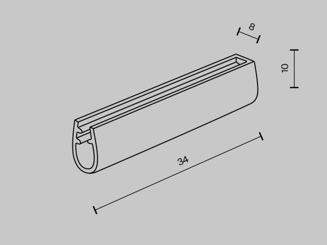 Комплектующие для текстильной подвесной системы Technical TRA130BEC-B фото:1