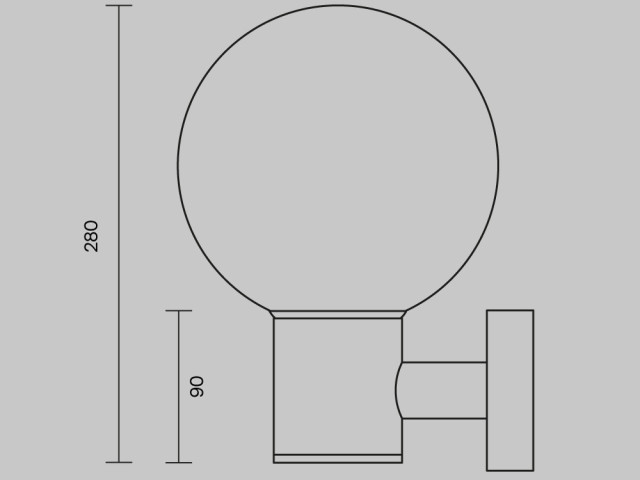 Уличный настенный светильник Outdoor O598WL-01B фото:2