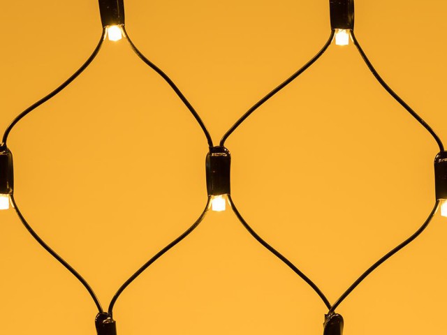 Светодиодная гирлянда ARD-NETLIGHT-CLASSIC-2500x2500-BLACK-432LED Warm (230V, 26W) (Ardecoled, IP65) фото:5