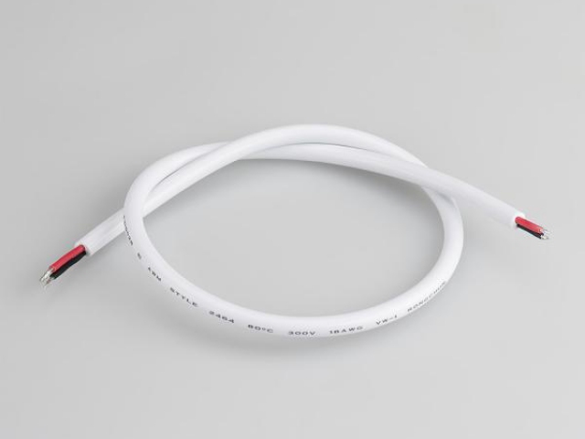 Провод питания ARL-MOONLIGHT-18AWG-2W-D6-CU-500 White (Arlight, Закрытый) фото:2