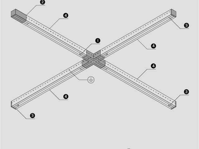 Комплектующие для накладной трековой системы Technical TRA005EC-31B фото:18