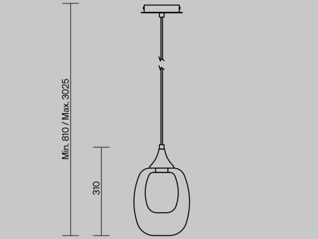 Подвесной светильник Maytoni MOD016PL-01BS1 фото:1