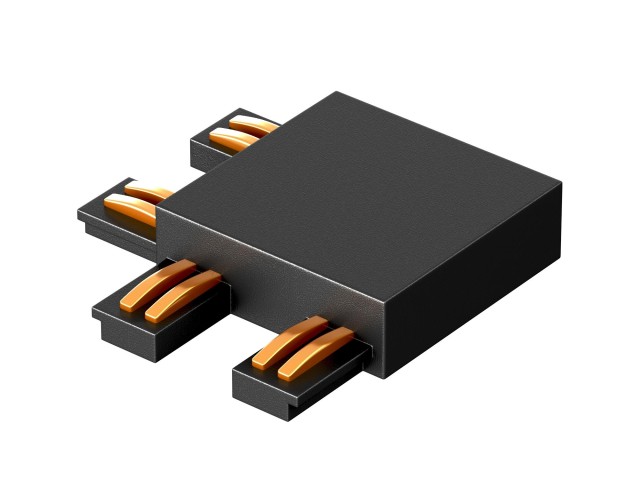 Коннектор угловой MAG-VIBE-CON-L90-POWER (BK) (Arlight, IP20 Металл, 5 лет) фото:1
