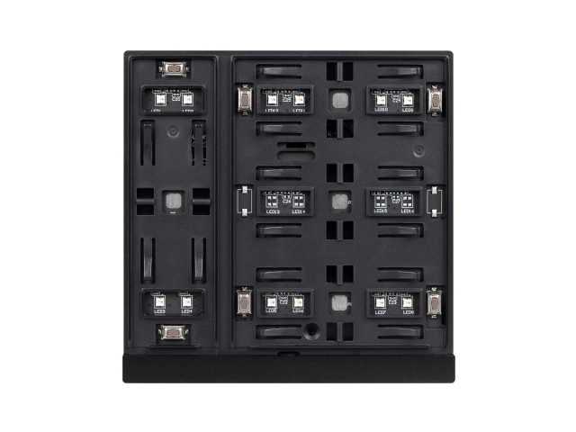 INTELLIGENT ARLIGHT Механизм панели KNX-303-22-IN Black (Bus) (IARL, IP20 Пластик, 2 года) фото:2