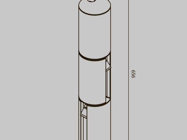 Ландшафтный светильник Outdoor O468FL-L9B3K фото:1
