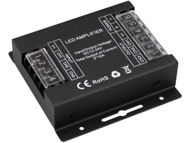 Усилитель ARL-5022-RGB (12-24V, 3x10A, 360-720W) (Arlight, IP20 Металл, 3 года) фото:12