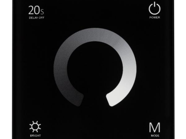 Панель SMART-P4-DIM-G-IN Black (12-24V, 4x3A, Sens, 2.4G) (Arlight, IP20 Пластик, 5 лет) фото:9