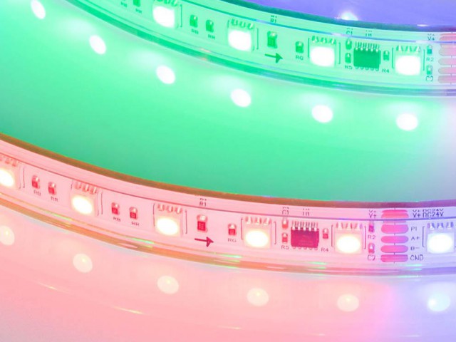 Лента герметичная DMX-PS-B60-15mm 24V RGB-PX6 (15W/m, IP67, 5060, 5m) (Arlight, -) фото:4