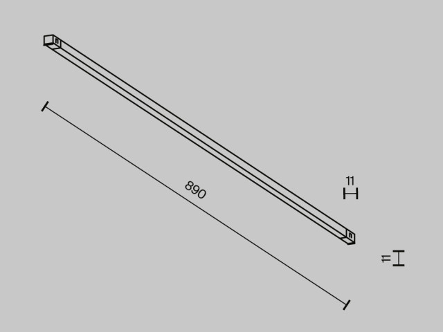 Трековый светильник Technical TR240-2-18W3K-B фото:2