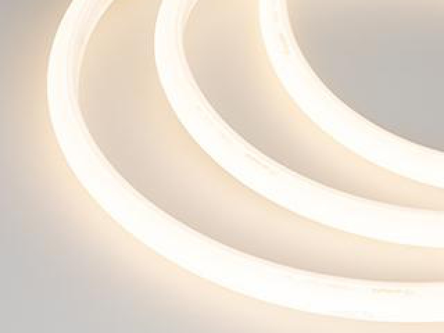 Гибкий неон ARL-MOONLIGHT-1516-DOME 24V Warm (Arlight, 11 Вт/м, IP67) фото:1