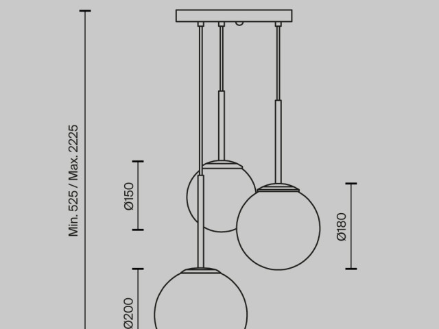 Подвесной светильник Maytoni MOD321PL-03B фото:8