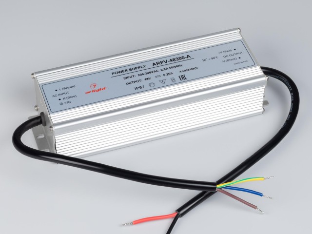 Блок питания ARPV-48300-A (48V, 6.25A, 300W) (Arlight, IP67 Металл, 3 года) фото:8