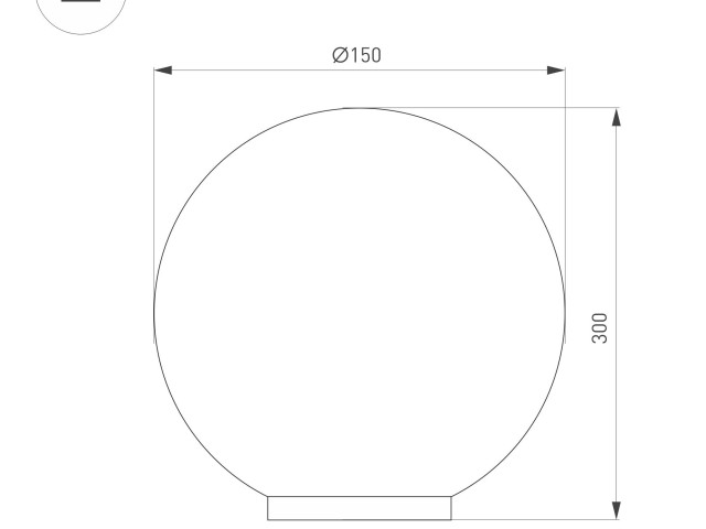 Светильник KT-GLOBE-R300-10W Warm3000 (DG, 275 deg, 24V) (Arlight, IP65 Металл, 3 года) фото:6