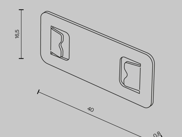Комплектующие для встраиваемой трековой системы Technical TRA172C-12B фото:1