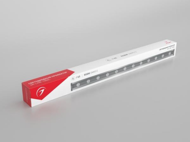 Светодиодный прожектор AR-LINE-1000L-48W-24V RGB-Warm3000 (Grey, 15x45 deg, DMX512) (Arlight, Закрытый) фото:6