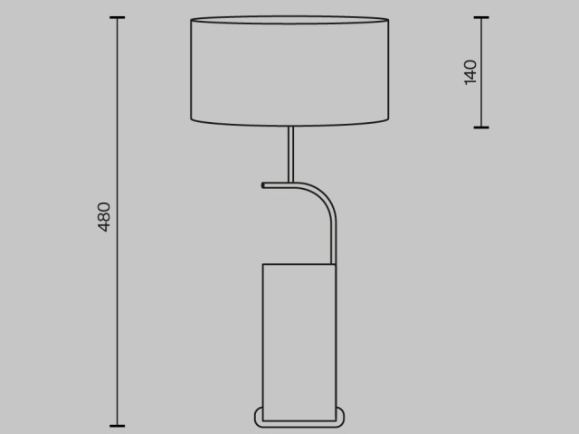 Настольный светильник Maytoni MOD437TL-02B фото:1