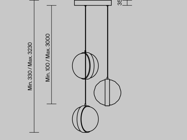 Подвесной светильник Maytoni MOD379PL-L17B3K фото:15