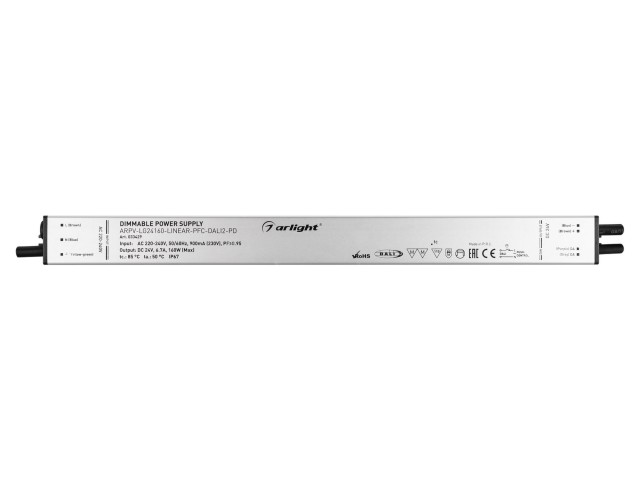 Блок питания ARPV-LG24160-LINEAR-PFC-DALI2-PD (24V, 6.7A, 160W) (Arlight, IP67 Металл, 5 лет) фото:7